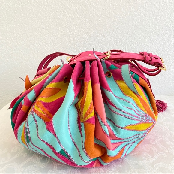 Givenchi multicolor leather patchwork bag - Picture 5 of 16